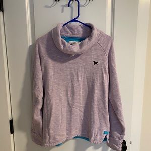 The Black Dog Purple Chappy Cowl Neck- Large